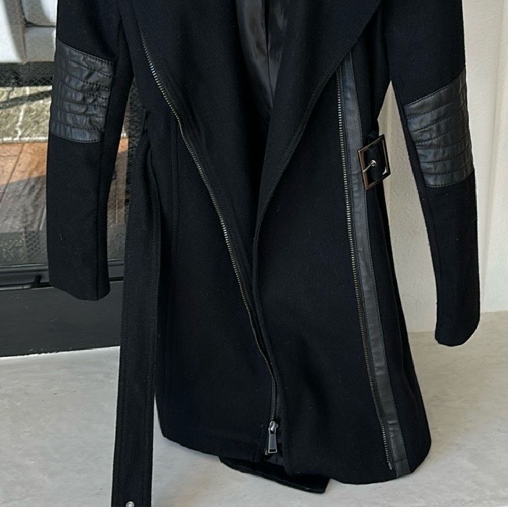 Bcbgeneration Black Hooded Jacket/Coat - image 4